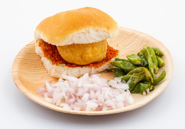 Indian Famous Street Food Vada Pav