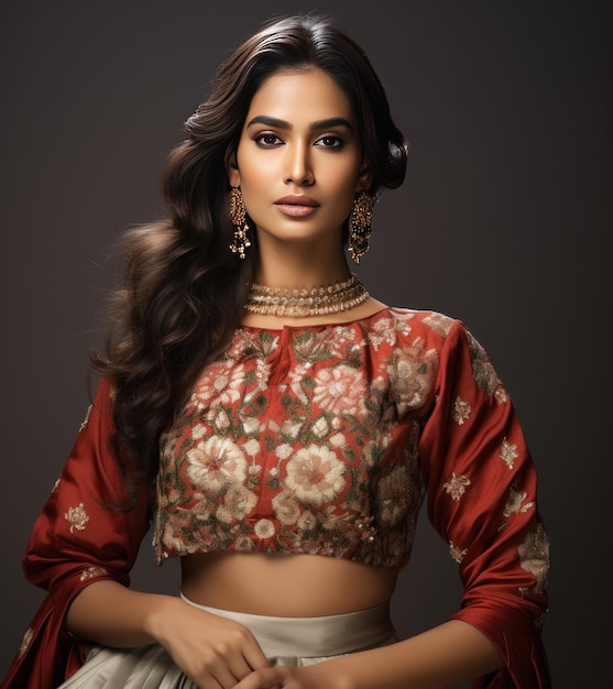 Indian Fashion Icon Fusing Tradition with Modern Trends