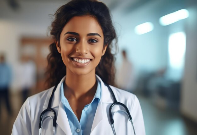 Indian female doctor