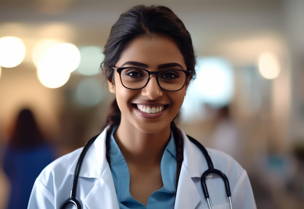 Indian female doctor