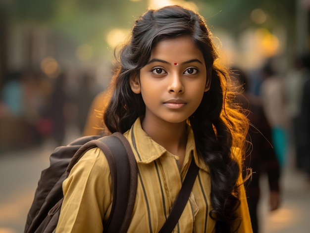 Indian female student