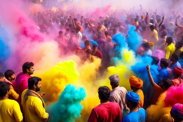Indian festival of colors
