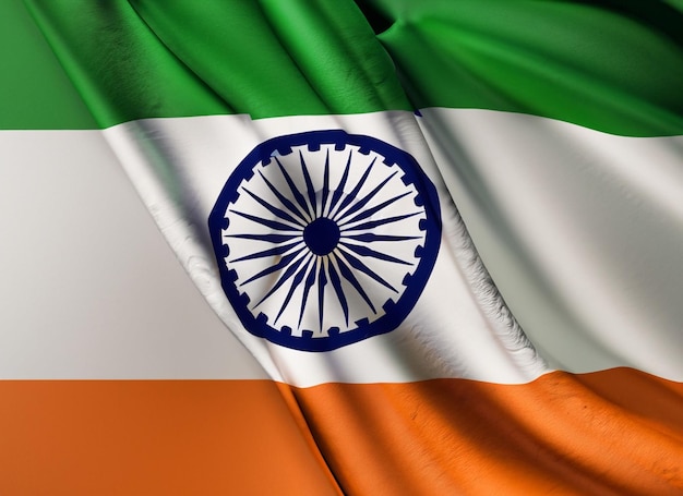 Indian Flag 3D Design AI