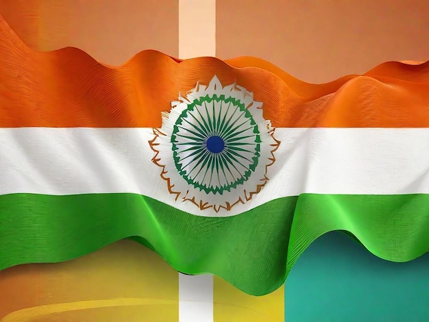 Indian flag Ai image design