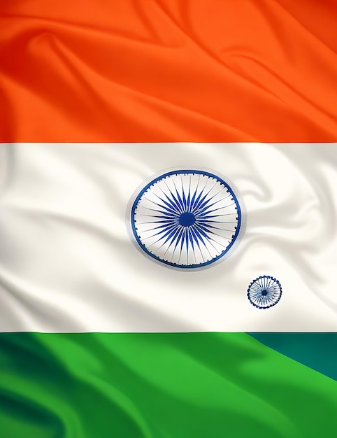 Дизайн изображения индийского флага Ai