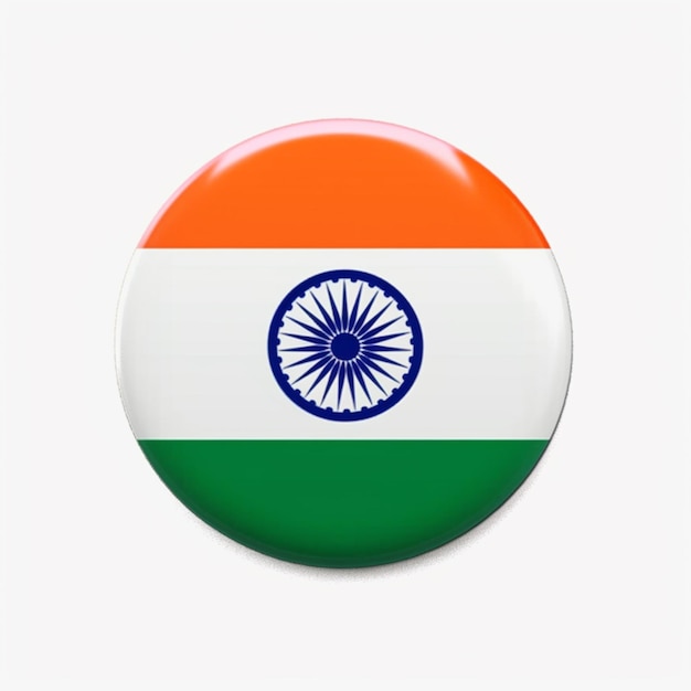 Indian flag button