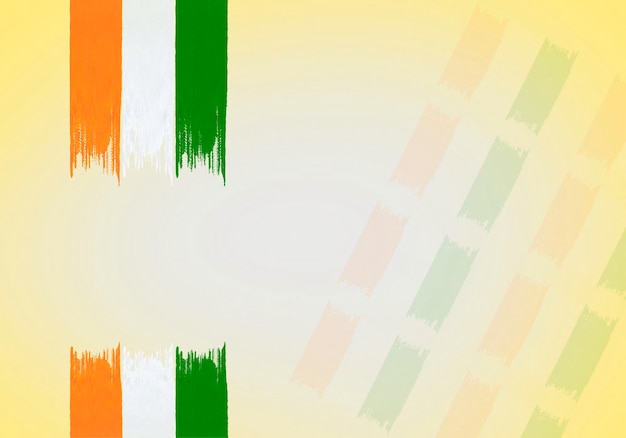 Photo indian flag color background