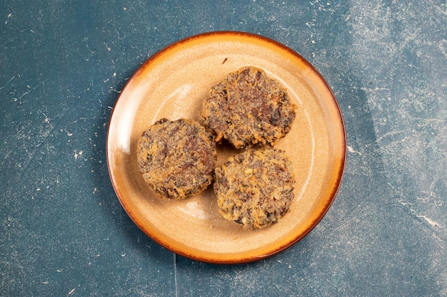 Indian food Jali kabab with tomato sauce served in a dish isolated on background top view