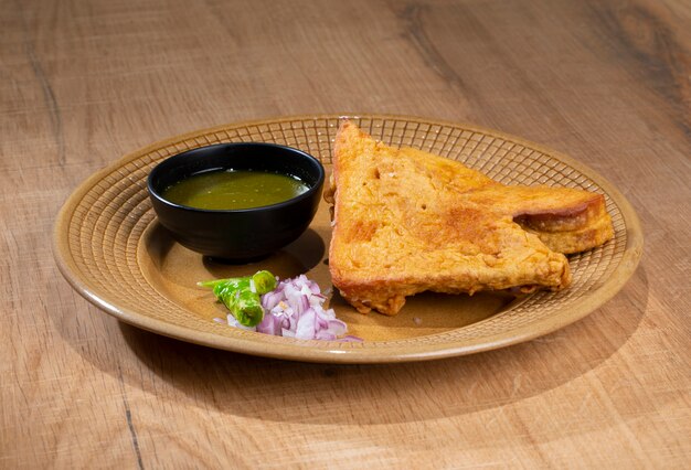 Indian Fried Snack Bread Pakora