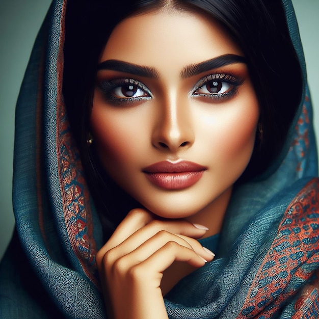 Indian girl image AI generate