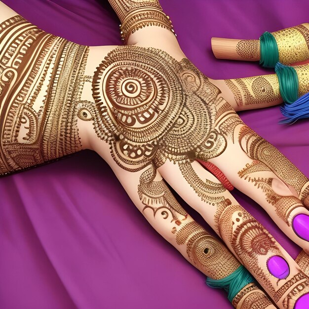 Photo indian girls celebrating holi festival with traditional dresses and ornaments