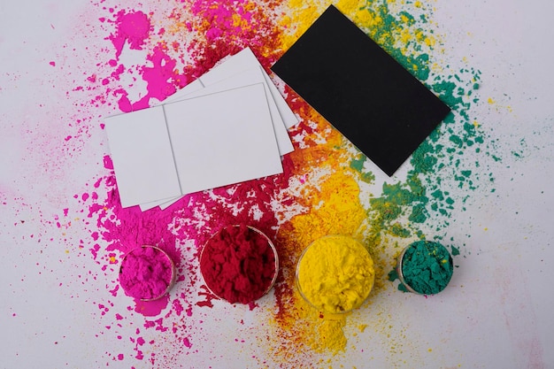 holi visiting card
