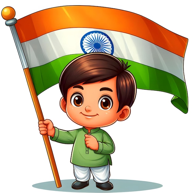 Photo indian independence day or 15 august or republic day or 26 january celebration clipart indian flag