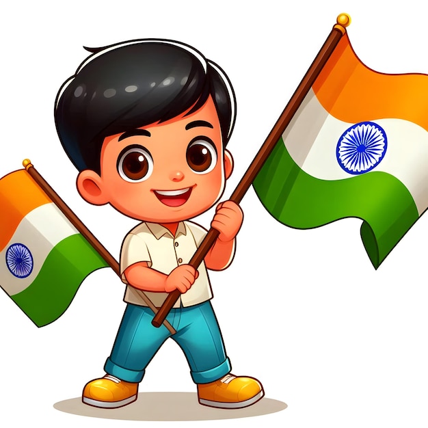 Photo indian independence day or 15 august or republic day or 26 january celebration clipart indian flag