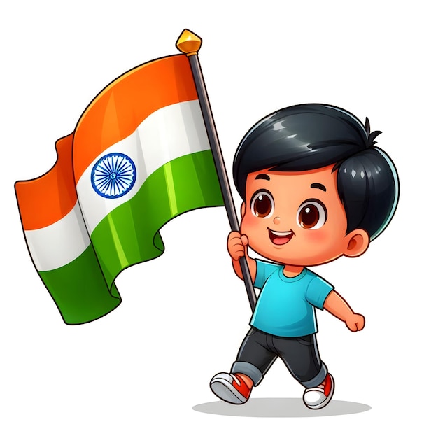 Photo indian independence day or 15 august or republic day or 26 january celebration clipart indian flag