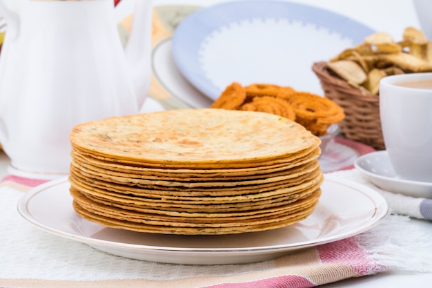 Indian Khakhra is a Traditional Gujarati Snack