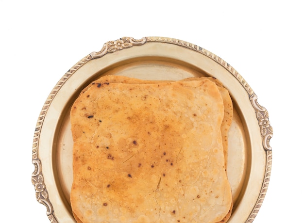 Photo indian khakhra is a traditional gujarati snack