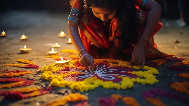 Индийские дети маленький брат и сестра празднуют Дивали Raksha Bandhan Bhai Dooj с большим подарком b