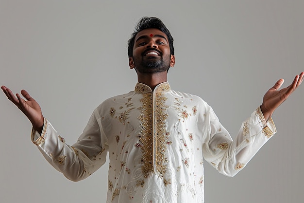 indian man in traditional clothes