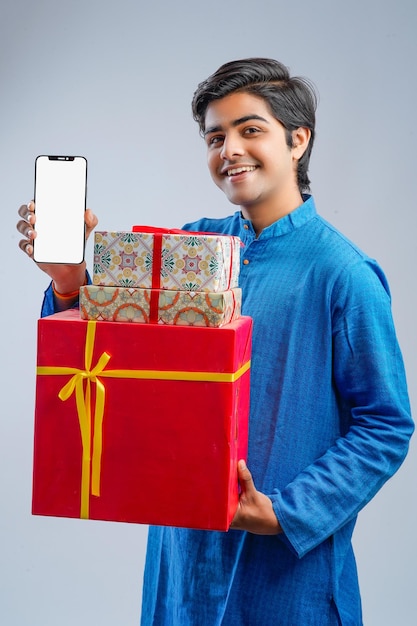 Indian man wearing traditional