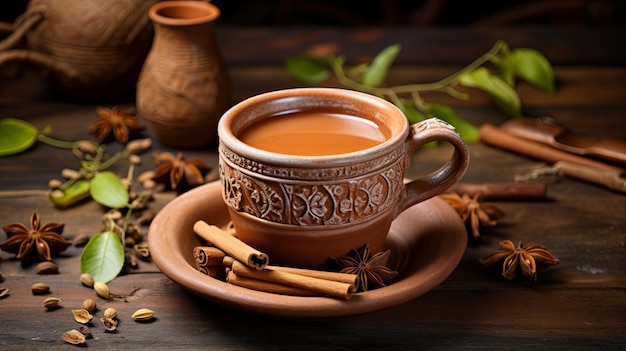 Фото Индийский масала чай