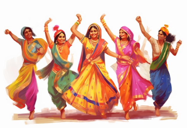 Photo indian navratri festival illustration