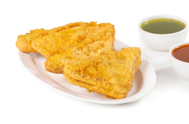 Indian Popular Tea Time Snack Bread pakoda 