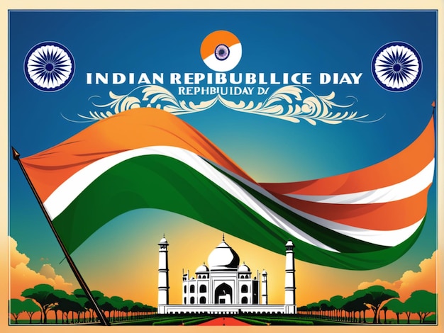 Indian republic day poster