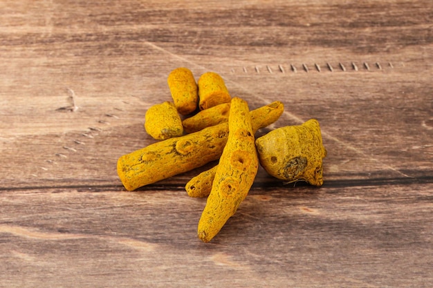 Indian spices Turmeric root Curcuma