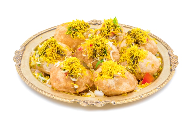 인도 매운 Chaat 항목 Sev Puri