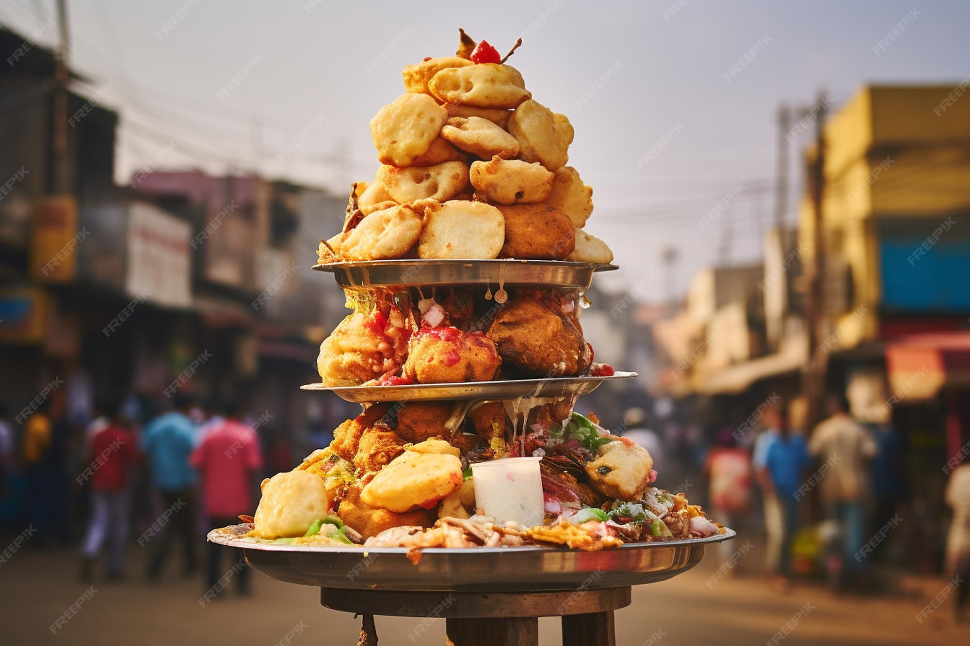 Premium Photo | Indian Street Food Classics Golgappa