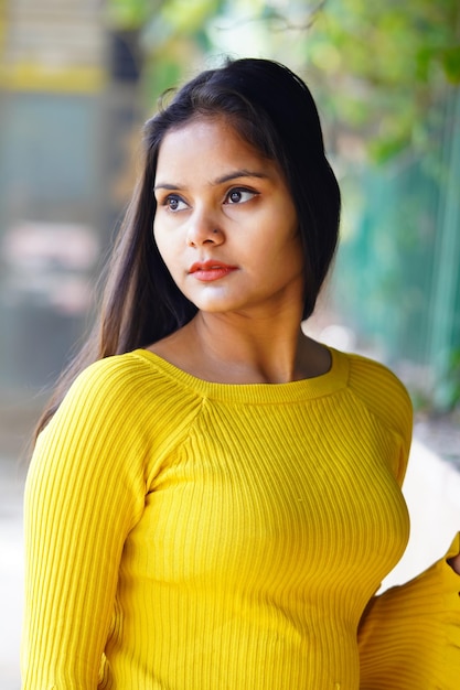 Indian student with books