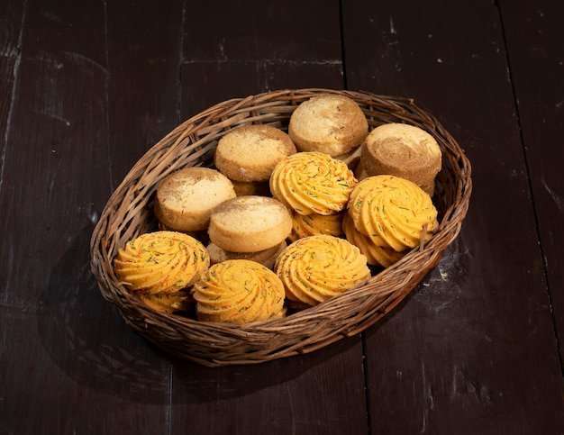 Indian Sweet Food Nankhatai or Cookies