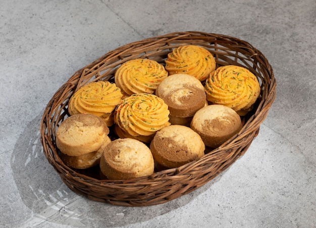 Indian Sweet Food Nankhatai or Cookies