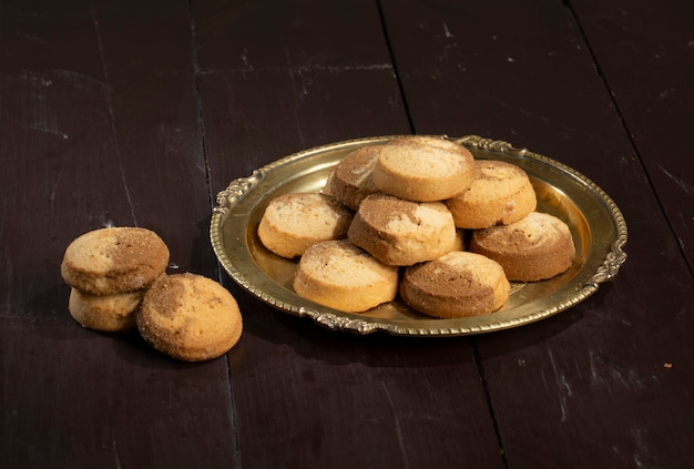 Indian sweet food nankhatai of koekjes