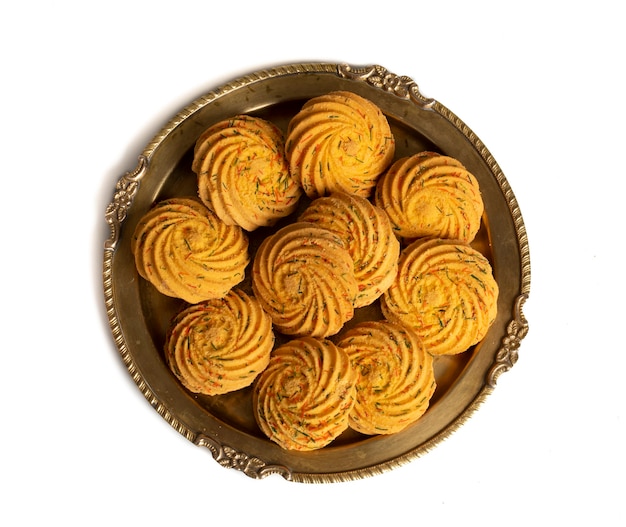 Indian sweet food nankhatai of koekjes