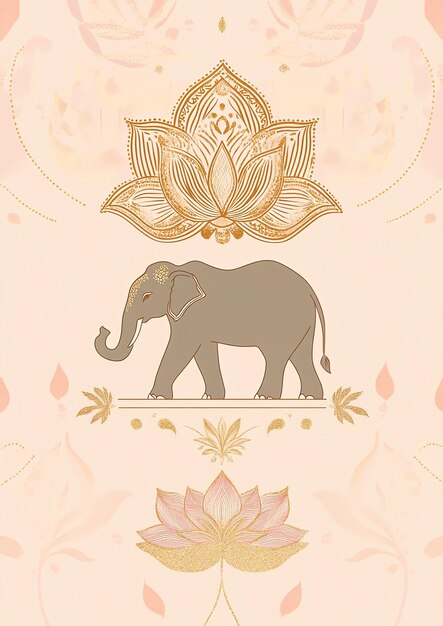 Photo indian temple indian invitation concept hindu