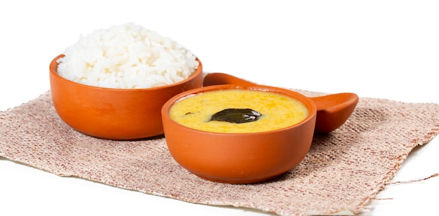 인도 전통 요리 Kadhi Chawal