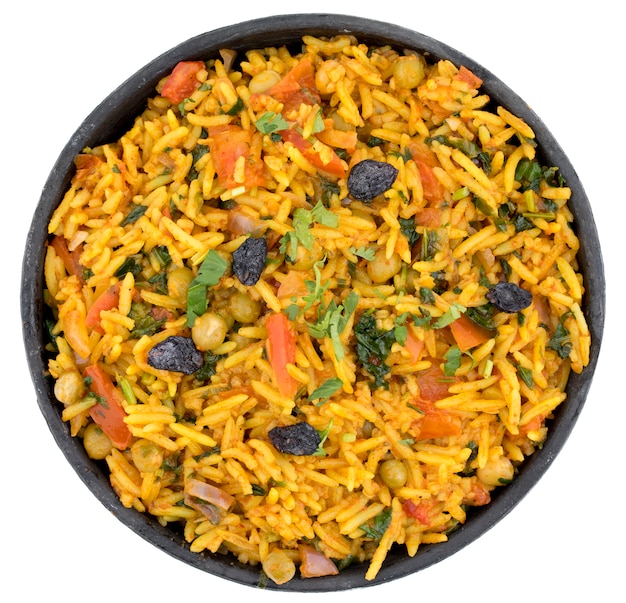 indian traditional dessert Veg biryani