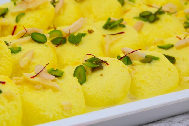 Indian Traditional Special Dessert Ras Malai