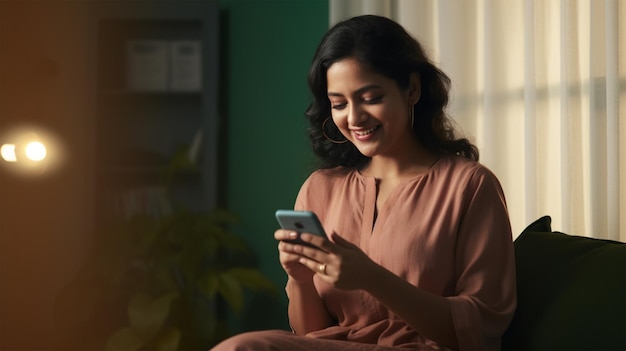 Indian_women_sitting_on_sofa_at_home_watching_mobile