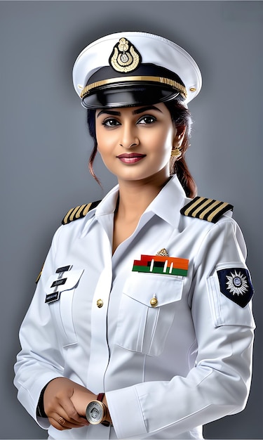 Photo indian women wearing uniforms happy womens day