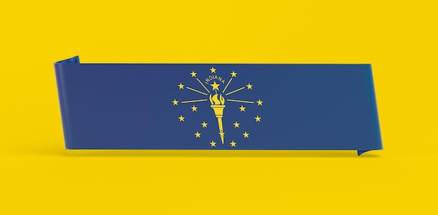 Indiana Flag Banner