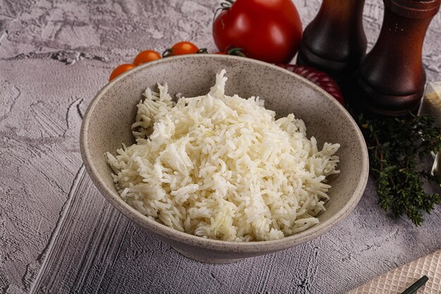 Indiase keuken Gestoomde basmati rijst