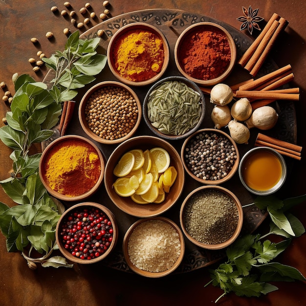 Indiase specerijen en ingrediënten
