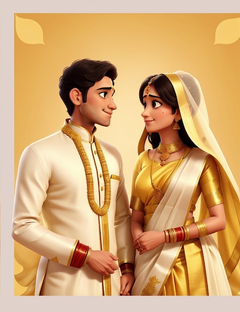 Indiase traditionele huwelijksjurk