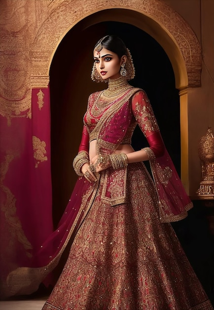 Indiase vrouw in een sari