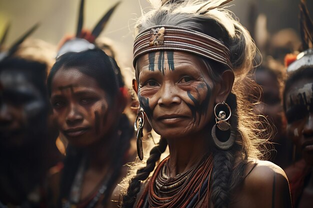 Indigenous people in India representing the diverse cultures traditionsGenerated with AI