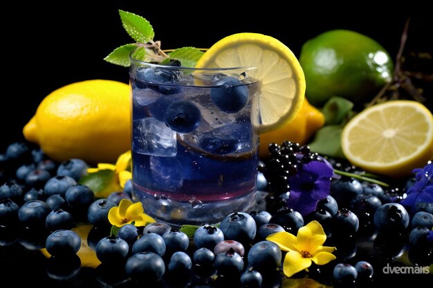 Indigo Citrus Dream Vibrant and Nutrientrich Blue Beverage