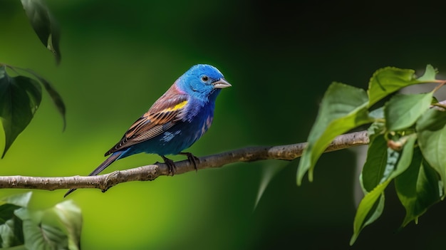 indigo gors en zijn natuurlijke omgeving